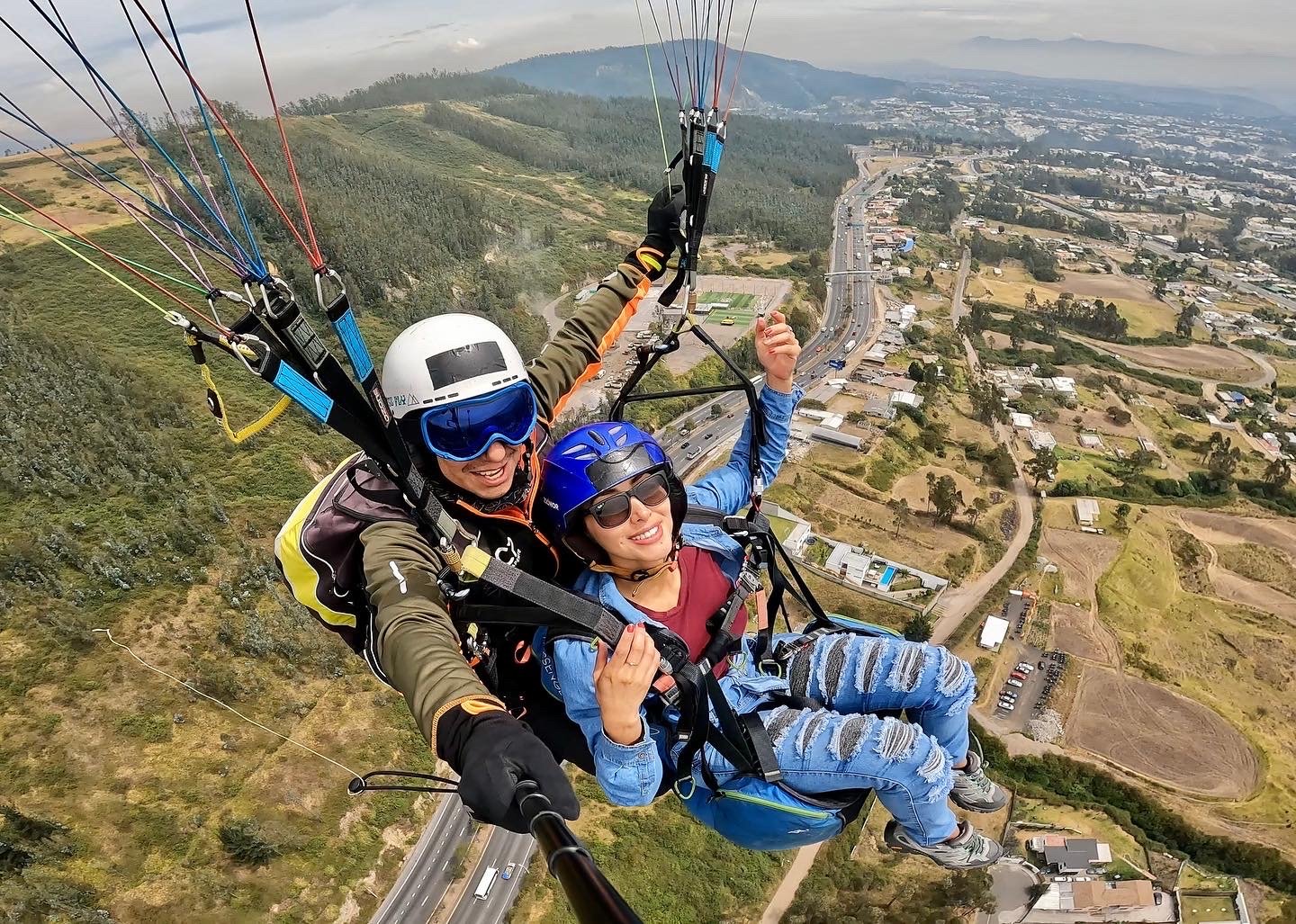 Paracaidismo extremo en Ecuador